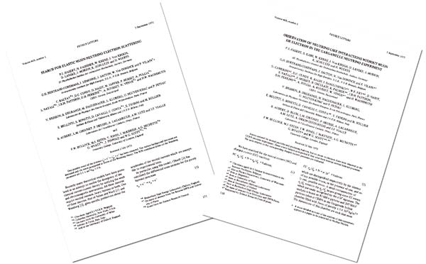 Weak Neutral Current papers