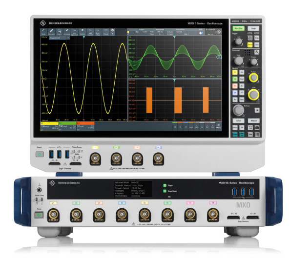 MXO 5 series oscilloscope