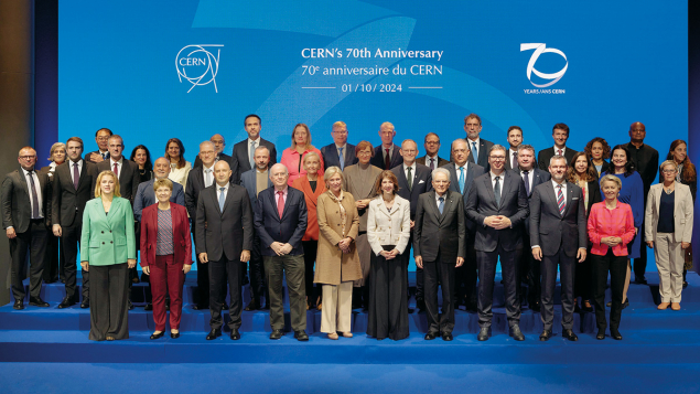 Dignitaries mark CERN’s 70th anniversary Dignitaries mark CERN’s 70th anniversary